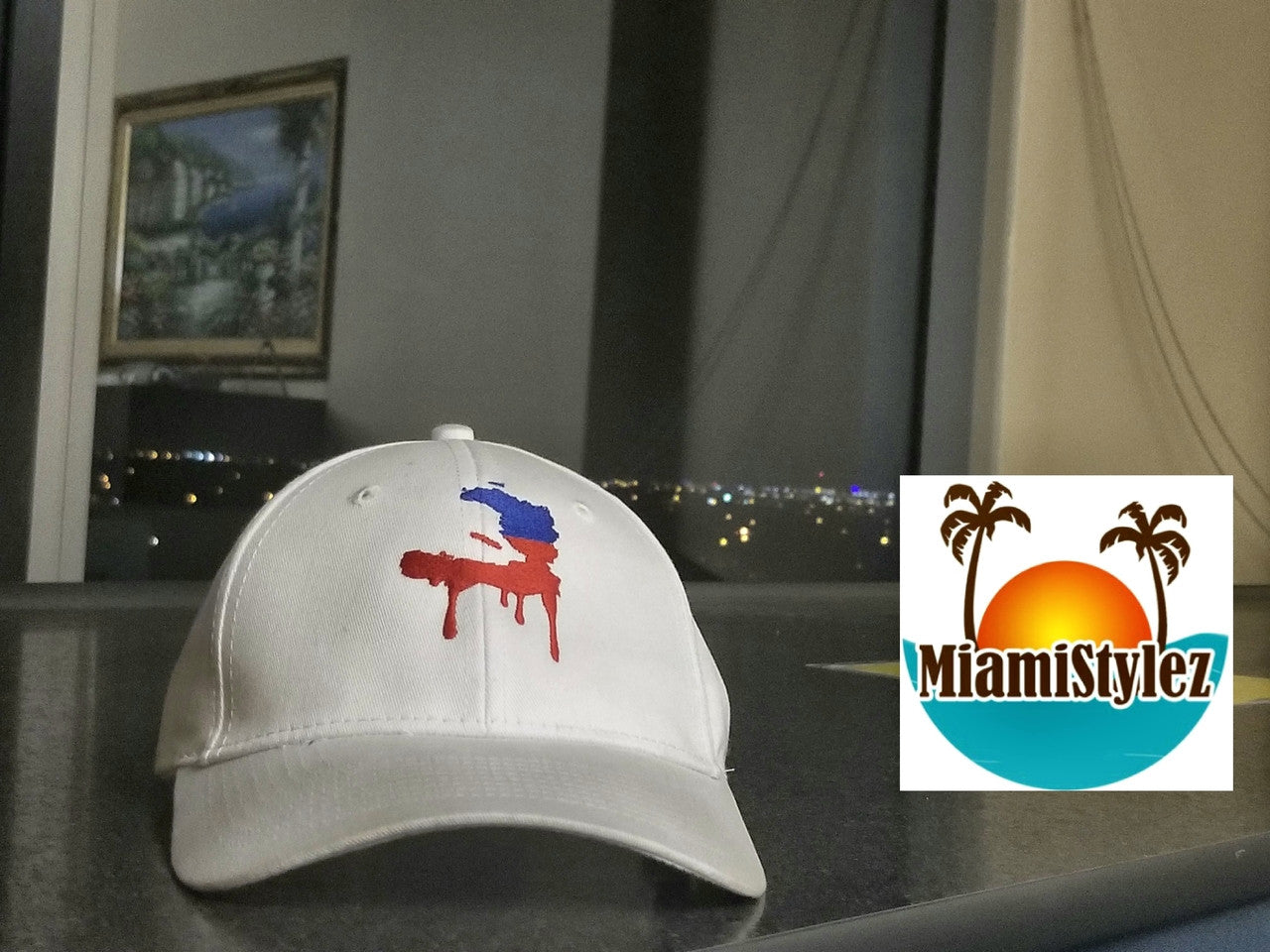 Miamistylez Haiti Premium Dad Hat (Light Pink)