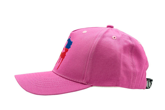 Pink Miamistylez 1804 3D Number Embroidered Dad Hat