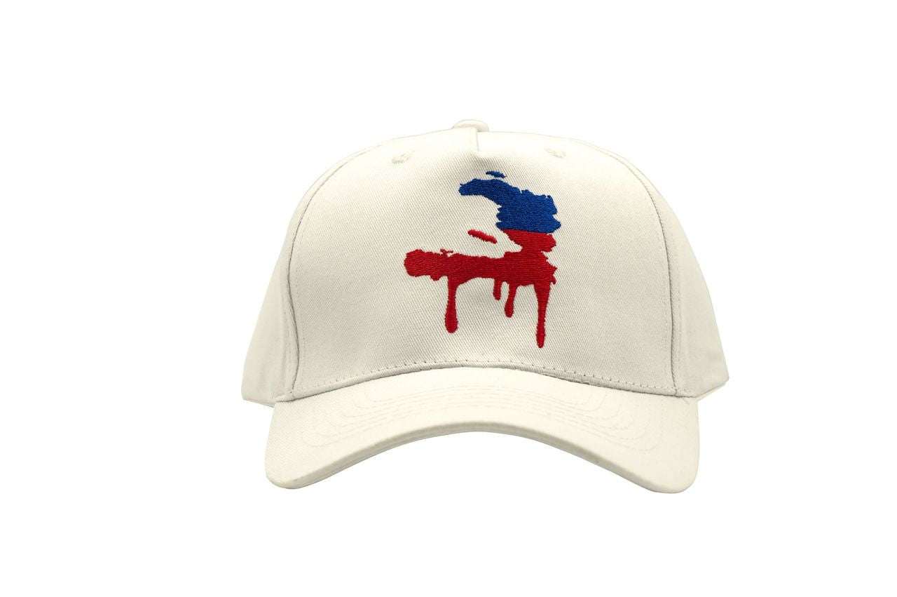 White Miamistylez 1804 3D Number Embroidered Dad Hat