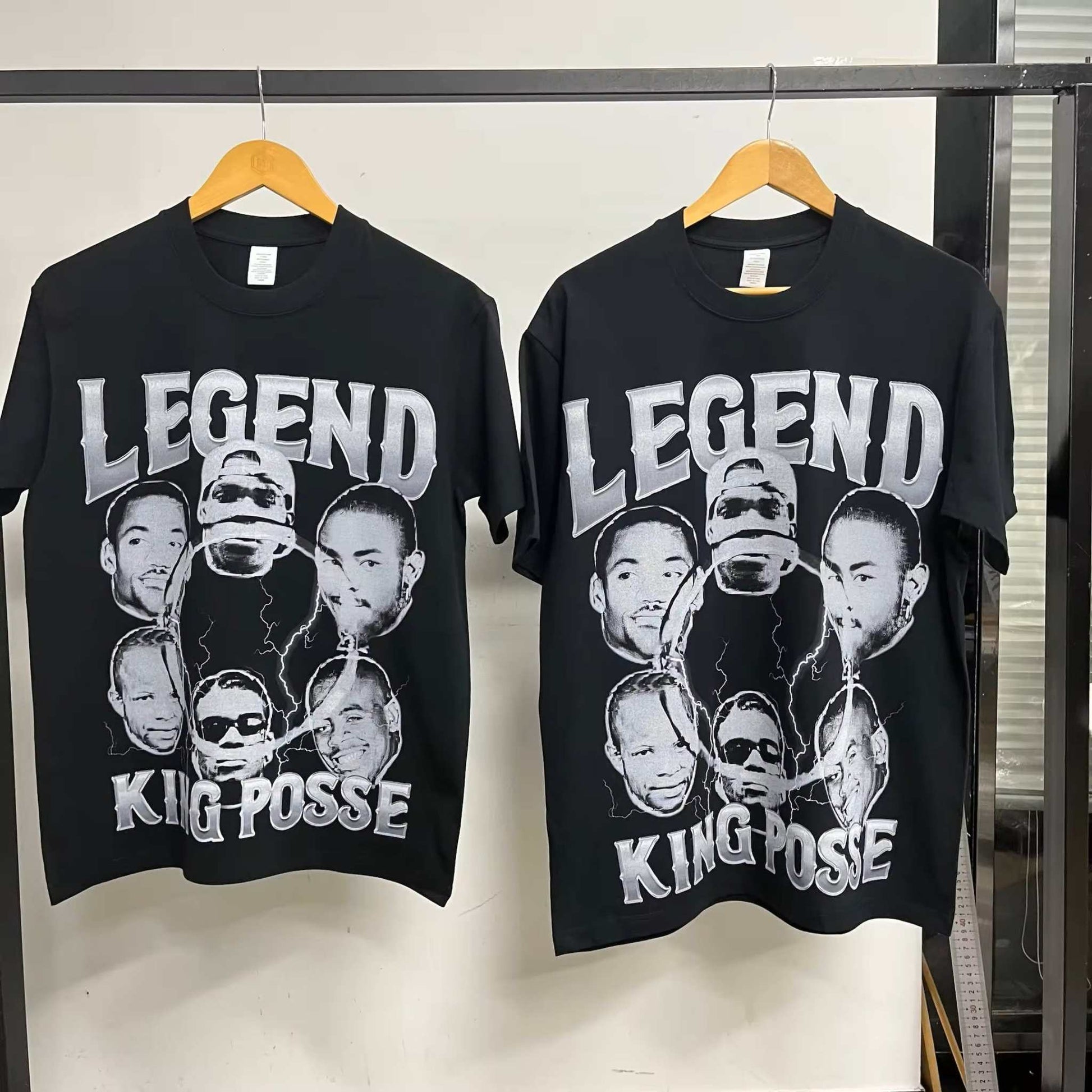 King Posse T-Shirt - Iconic Haitian Rap Group Graphic Tee in Black Cotton